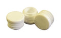 Knock-in cap, flat head, round, 18mm, white