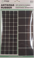 Anti-slip rubber assorted pack black (56 pieces)