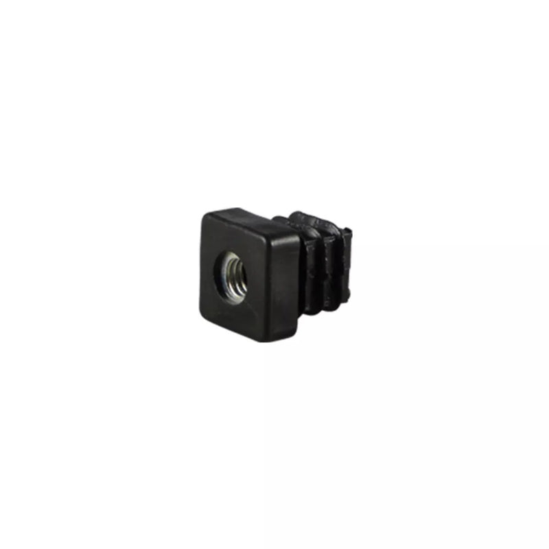 Square tube insert, 20x20 with moulded-in nut M8