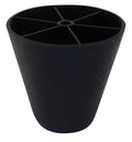 Plastic screw-in leg, conical, 93mm x 90mm