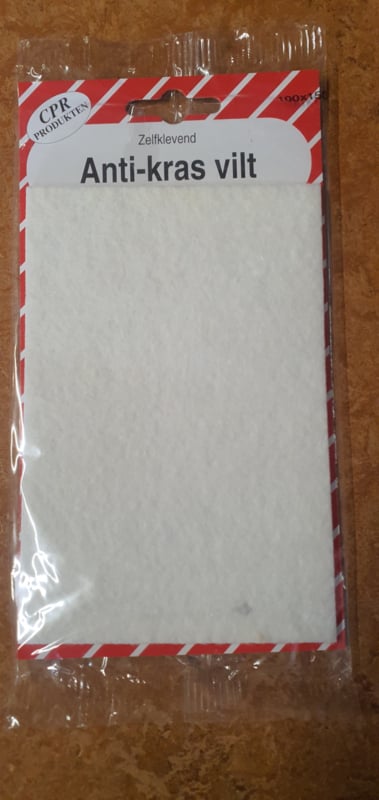 Anti-kras Vilt 100x150mm Wit