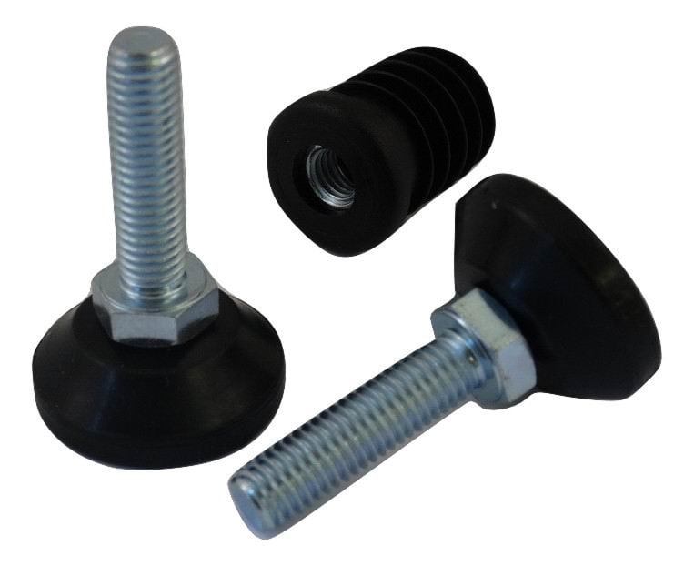 Stelvoet M10x30 met draaibare voet 30mm
