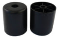 Plastic leg with screw hole, 55mm high